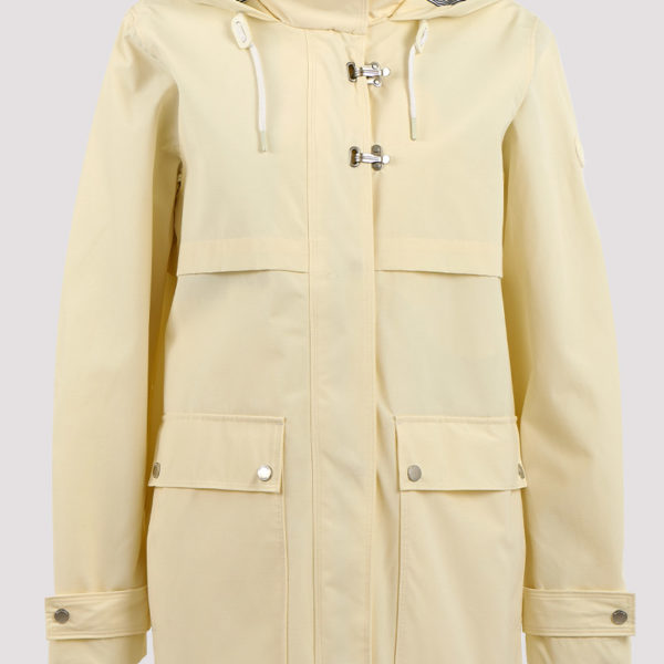 BERMUDES Parka mi-longue BAIX Femme IVOIRE 3XL – 48