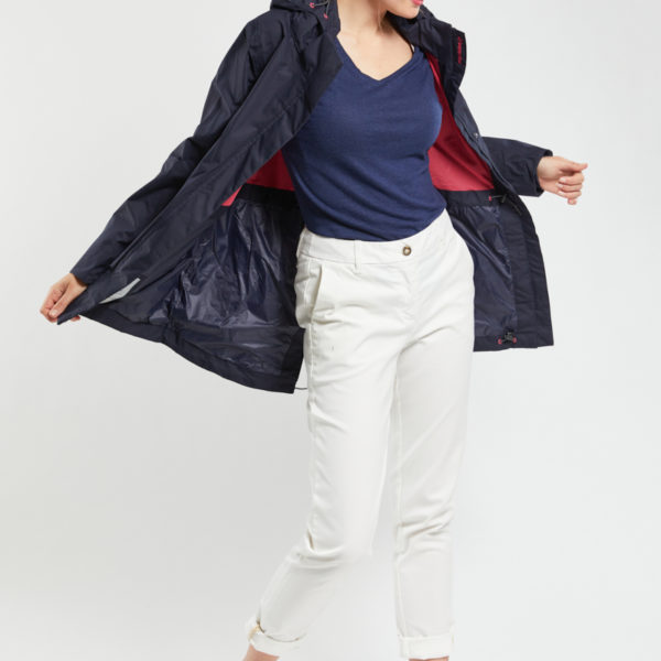 BERMUDES Parka longue BOLENA Femme NAVY 5XL – 52