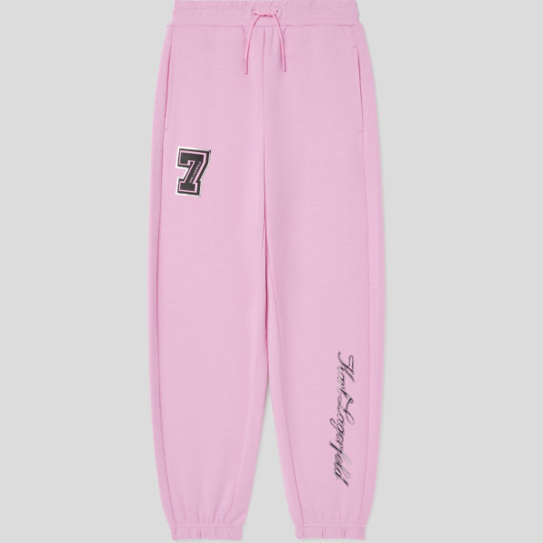 Karl Lagerfeld, Jogging Pour Fille, unisex, Rose, Taille: L14Y Karl Lagerfeld
