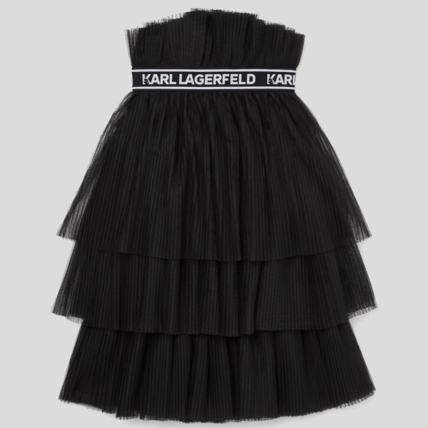 Karl Lagerfeld, Jupe Tutu Cérémonie Pour Filles, unisex, Noir, Taille: L14Y Karl Lagerfeld