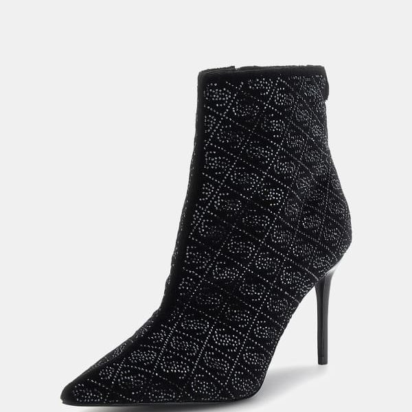 Bottine Ankle-Boot Strass Logo 4G – Guess