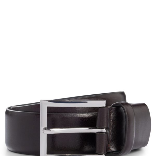 Ceinture en cuir Dressletic avec partie élastique invisible – Hugo Boss