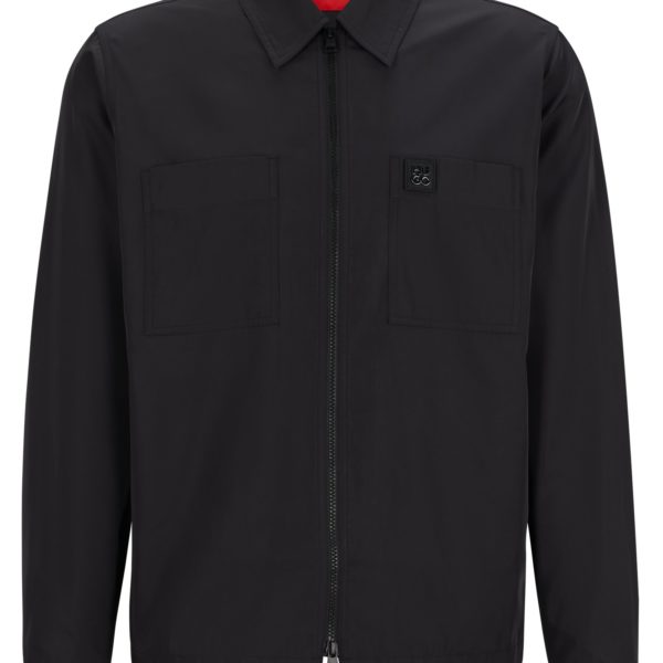 Chemise zippée Oversize avec logo revisité – Hugo Boss