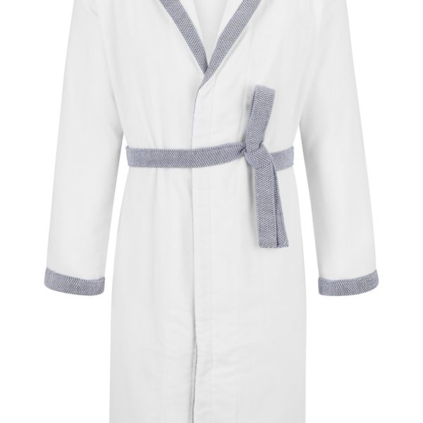 Peignoir en velours de coton blanc avec logo brodé – Hugo Boss