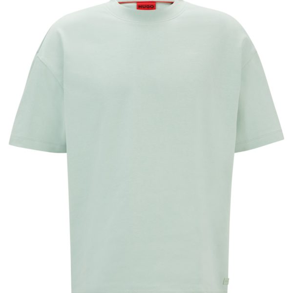 T-shirt Oversize unisexe en coton avec étiquette logotée – Hugo Boss