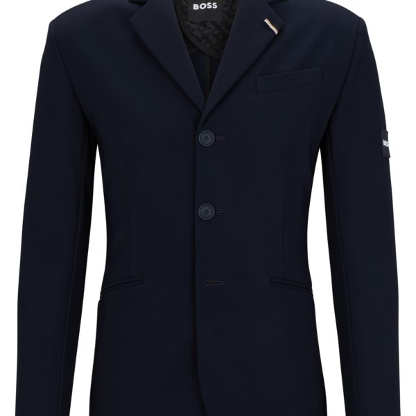 Veste de spectacle d’équitation avec patch logo et rayures emblématiques – Hugo Boss