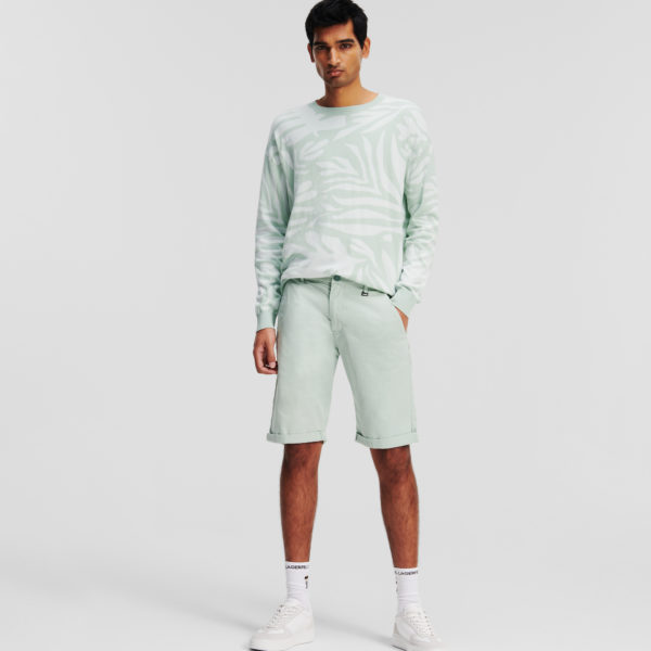 Karl Lagerfeld, Short Chino, Homme, Menthe, Taille: L3830 Karl Lagerfeld