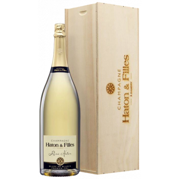Jéroboam – Champagne Haton & Filles – Cuvée Rene Haton – Blanc de Blancs 1er Cru – Caisse Bois