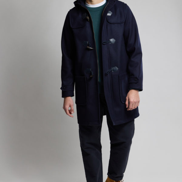 ARMOR-LUX Duffle Coat "Quimper" - drap de laine Homme Navire 3XL