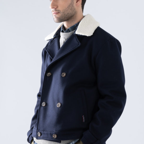 ARMOR-LUX Caban court – laine Homme Navire 2XL