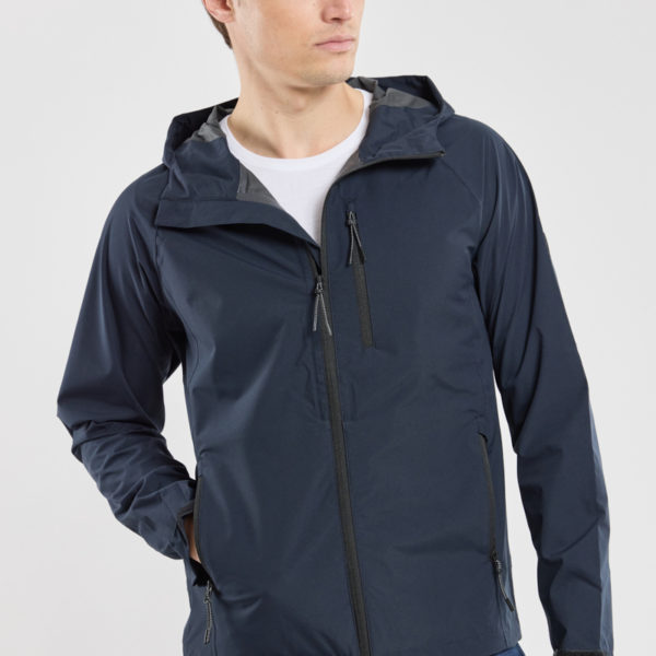 BERMUDES Blouson Hyshell - polyester recyclé Homme NAVY XXXL