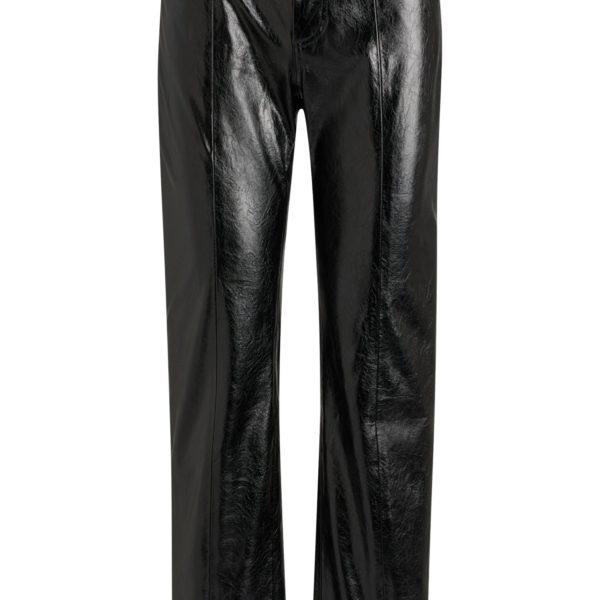 Pantalon droit en similicuir verni – Hugo Boss