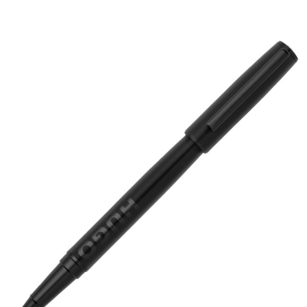 Stylo roller noir à logo ton sur ton – Hugo Boss