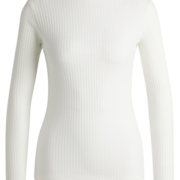 T-shirt Slim en coton stretch à logo imprimé – Hugo Boss
