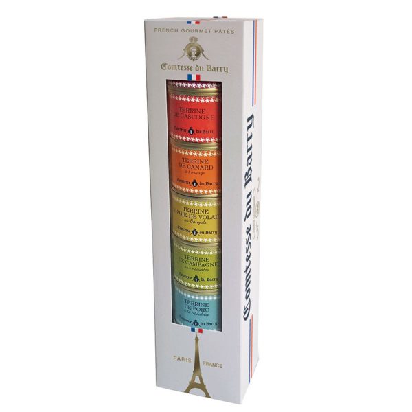 Coffret 7 terrines-Comtesse du Barry