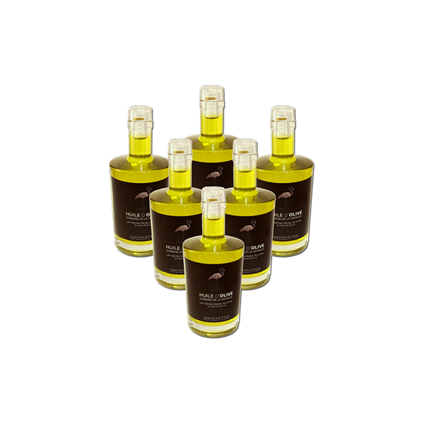 La Vernède Huile d’olives – Extra Douce – 6 Bouteilles de 350ml