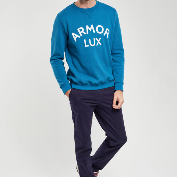 ARMOR-LUX Chino Héritage - coton Homme Rich Navy 5XL - 52