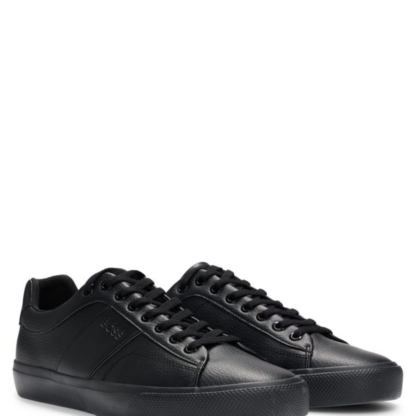 Baskets en similicuir à textures unies et grainées – Hugo Boss