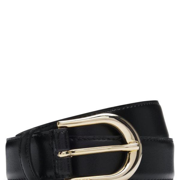 Ceinture en cuir italien avec boucle logotée – Hugo Boss