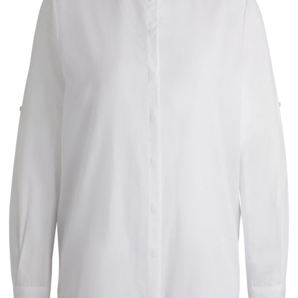 Chemisier Regular en chambray de coton mélangé – Hugo Boss