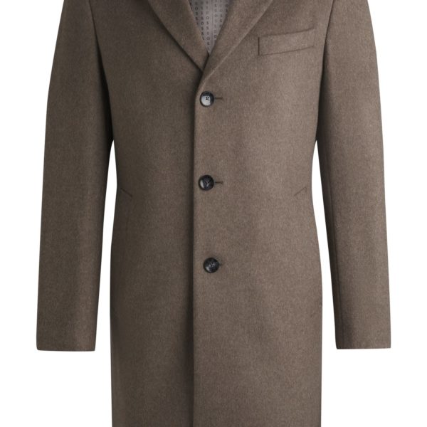 Manteau Slim en laine vierge et cachemire – Hugo Boss