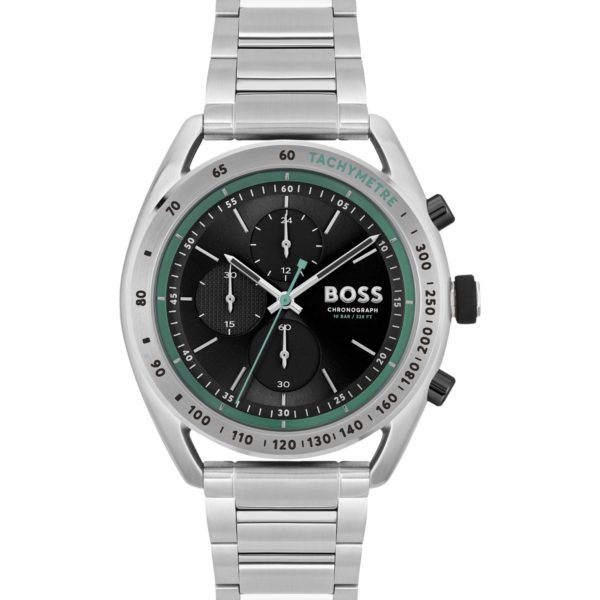 Montre chronographe avec sous-cadrans et bracelet à maillons – Hugo Boss