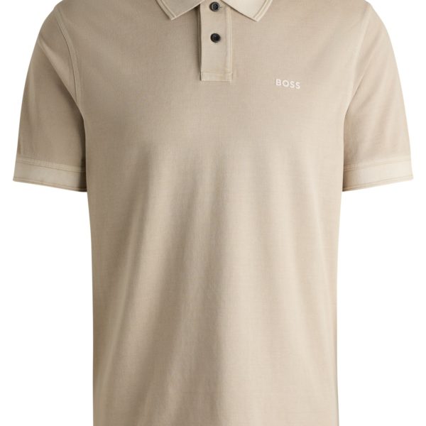 Polo en piqué de coton avec logo imprimé – Hugo Boss