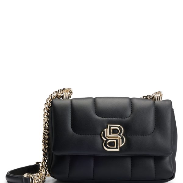 Sac à bandoulière matelassé avec finition à monogramme Double B – Hugo Boss