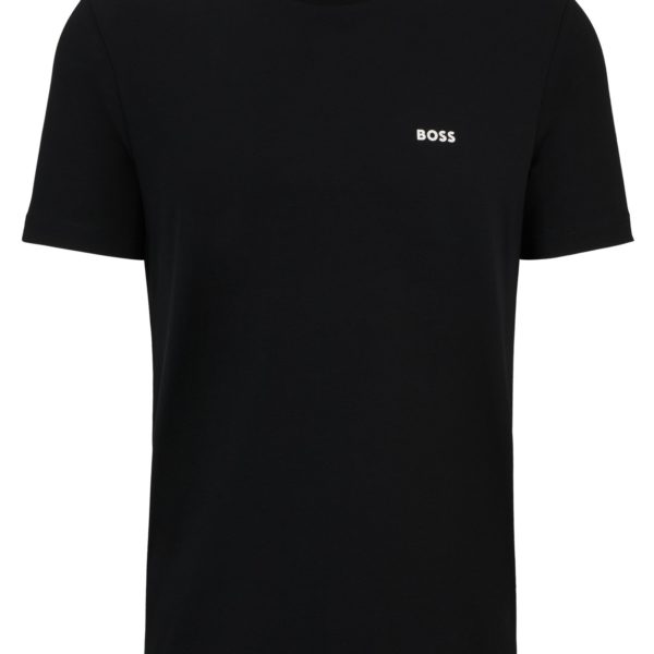 T-shirt Regular en coton stretch avec logo contrastant – Hugo Boss
