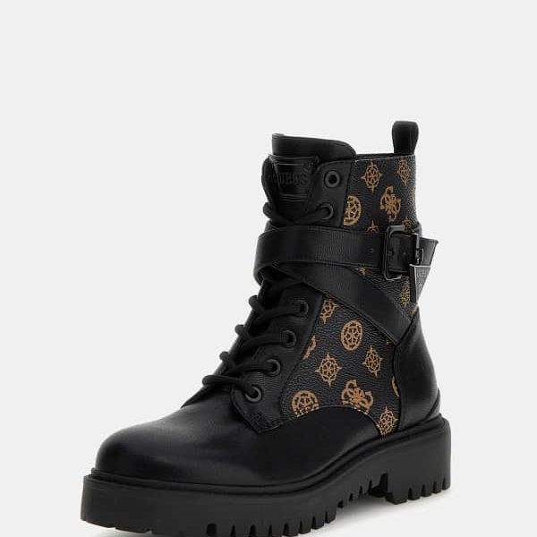 Bottines Rangers Olsy Logo 4G Pivoine – Guess