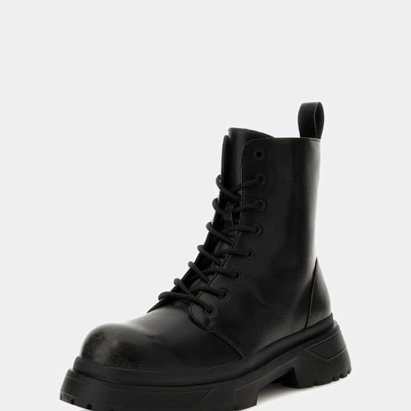 Bottines Rangers Palermo Cuir Véritable – Guess
