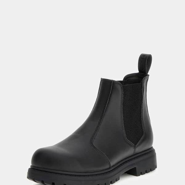 Bottines Sidney Beatles Cuir Véritable – Guess
