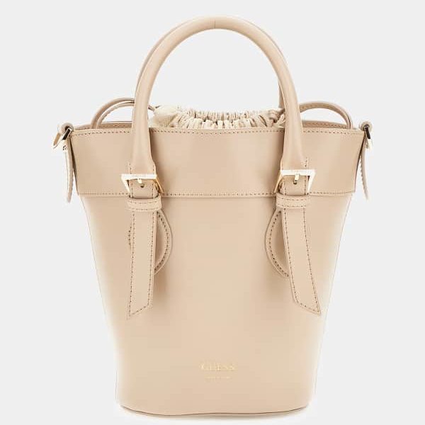 Mini Sac Seau Diana Cuir Mélangé – Guess