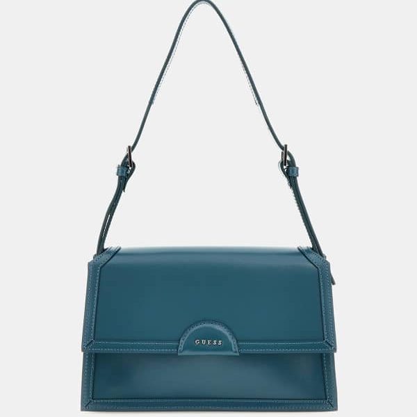 Sac D’épaule Isa Cuir Véritable – Guess