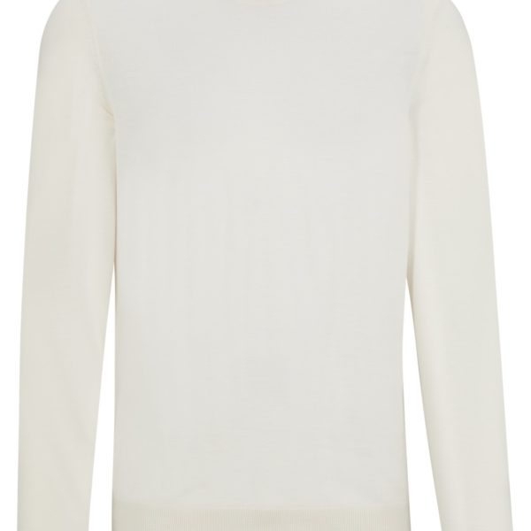 Pull Regular en laine mérinos à col rond – Hugo Boss