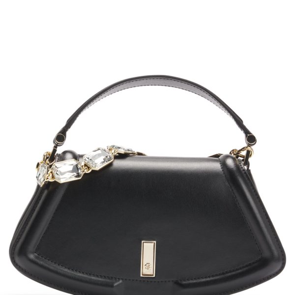 Sac Ariell en cuir mat avec bandoulière en pierres – Hugo Boss