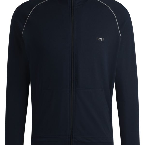 Veste en coton stretch à logo brodé – Hugo Boss