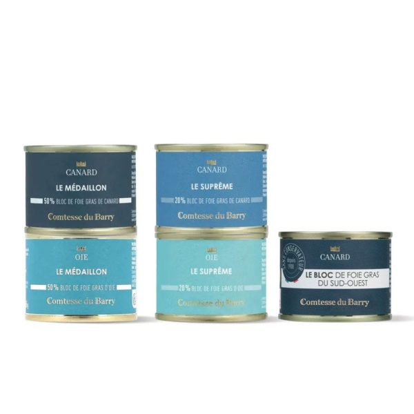 L’ Assortiment Découverte – 5 Spécialités au foie gras-Comtesse du Barry