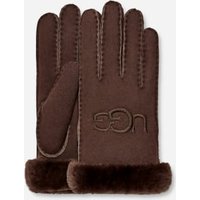 UGG Gant brodé en peau de mouton in Brown, Taille S, Shearling