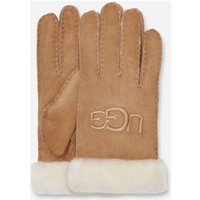 UGG Sheepskin Embroidered Gants in Brown, Taille S, Shearling