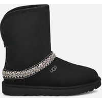 UGG Botte Classic Short Crescent pour Femme in Black, Taille 38, Shearling