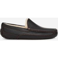 Chausson UGG Ascot pour homme | UGG UE in Dark Spice, Taille 43, Cuir