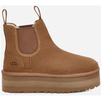 UGG Botte Chelsea à plateau Neumel pour Femme in Brown, Taille 43, Cuir