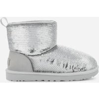 UGG Botte Classic Mini Mirror Ball in Silver, Taille 37, Textile