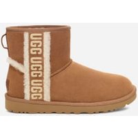 UGG Classic Mini Shearling Logo in Brown, Taille 43, Cuir