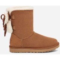UGG Botte Classic Double Bow Short in Brown, Taille 43, Cuir