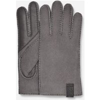 UGG Gant en peau de mouton avec point de chaînette in Grey, Taille L, Shearling
