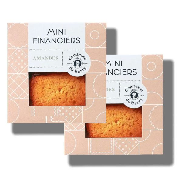 Lot de 2 – Mini Financiers Amandes 100g-Comtesse du Barry