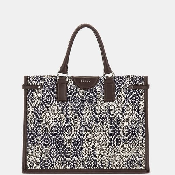 Sac À Main Isa Effet Tapisserie – Guess