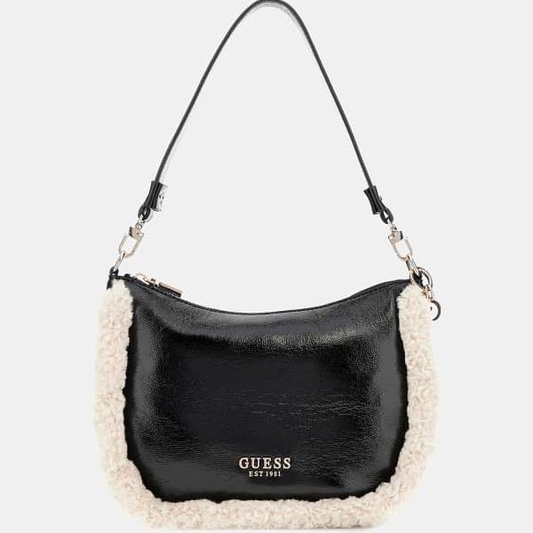Sac D’épaule Davika Fourrure Synthétique – Guess